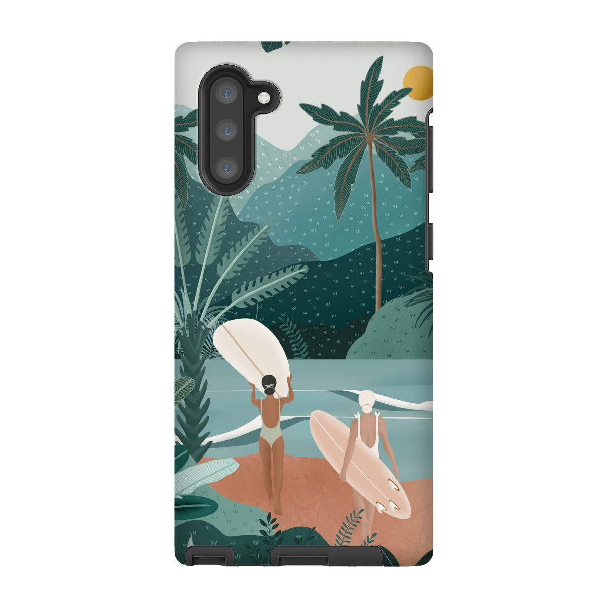 Funda para móvil reforzada Jungle vibes sea