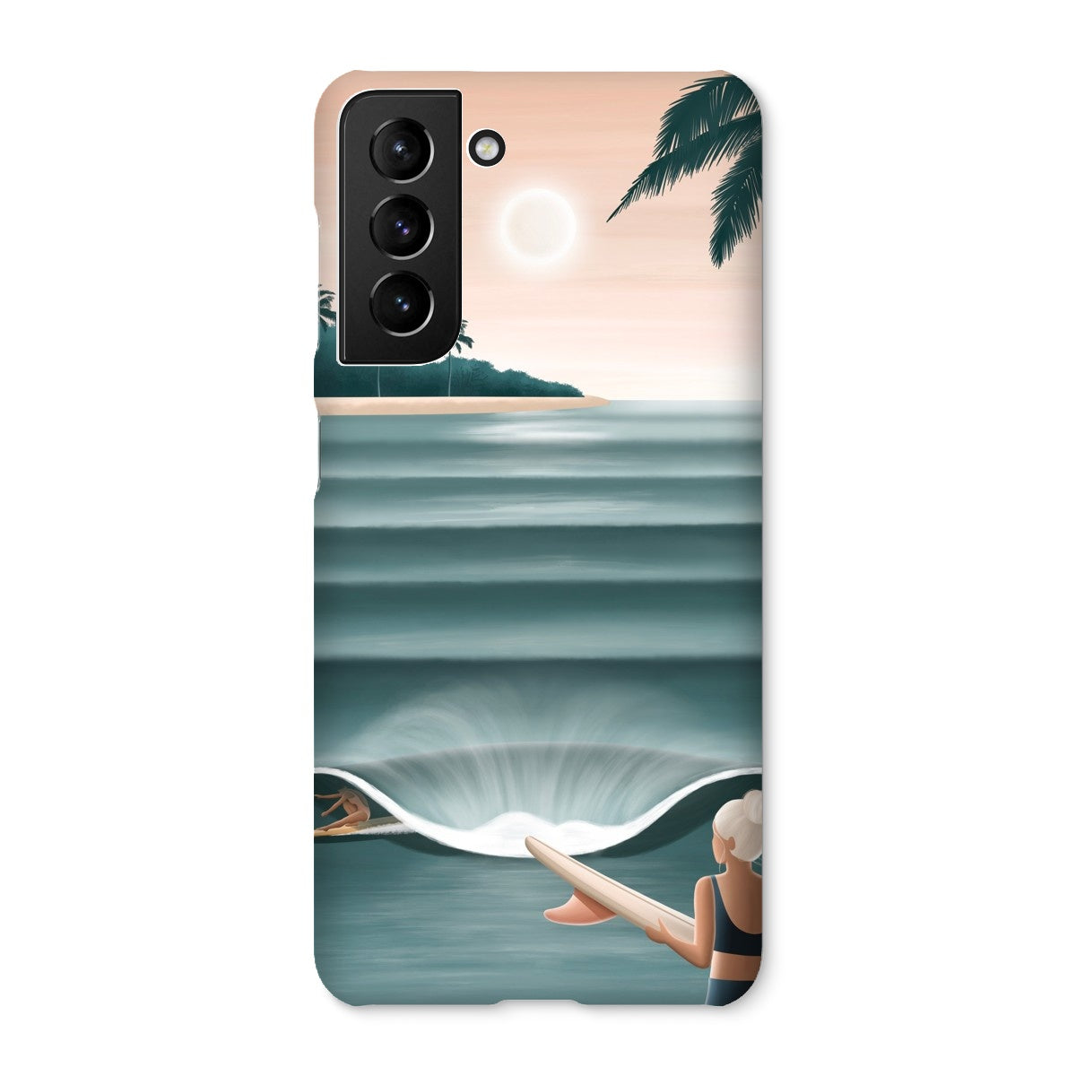 Dreamy lines slim phone case