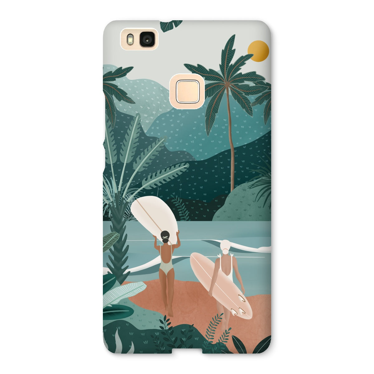 Jungle vibes sea slim phone case