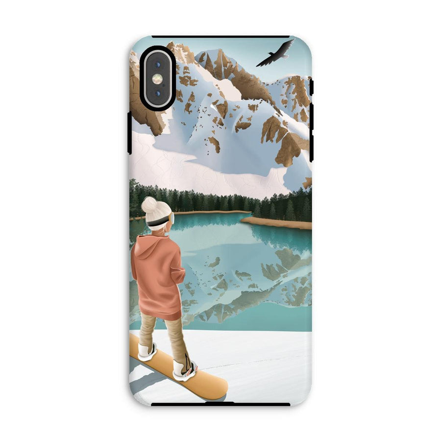 Coque de téléphone renforcée Between lake & mountains