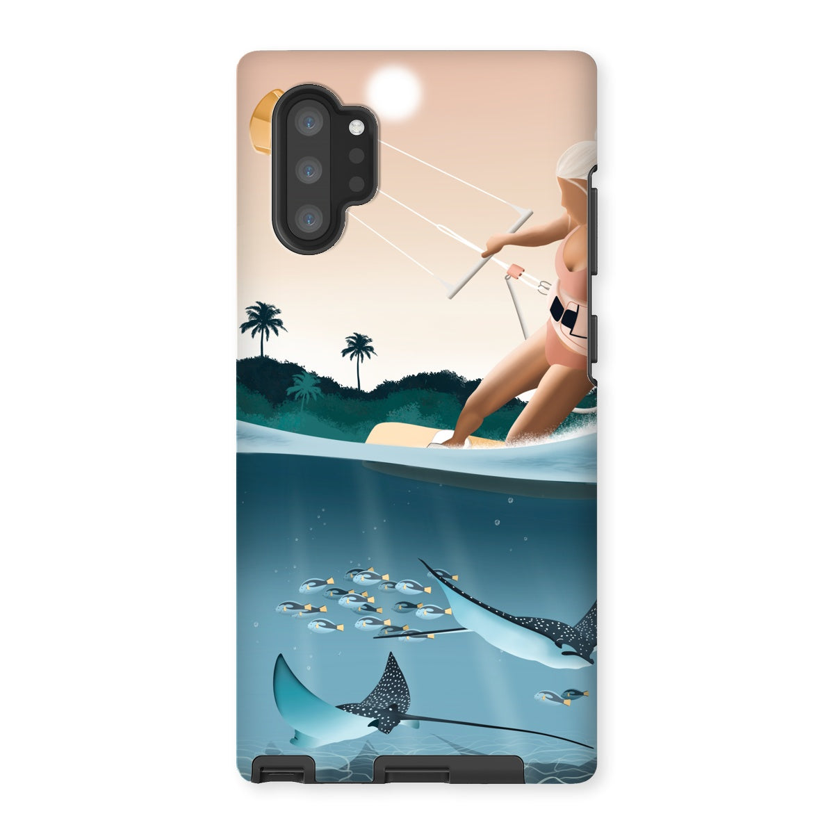 Coque de téléphone renforcée Kitesurf