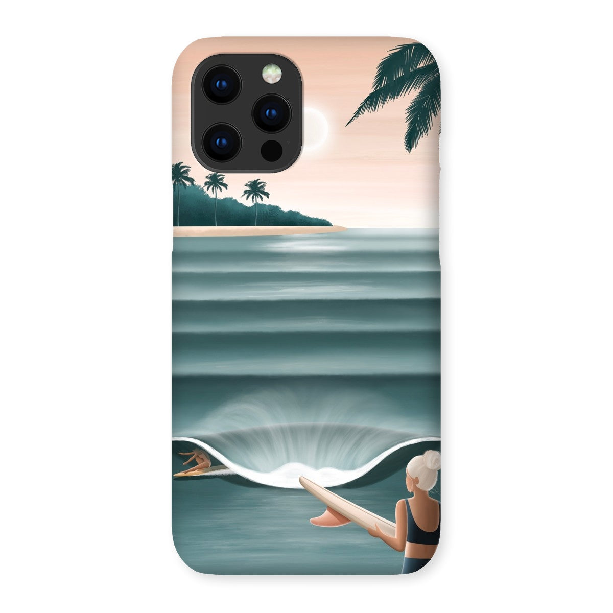 Dreamy lines slim phone case