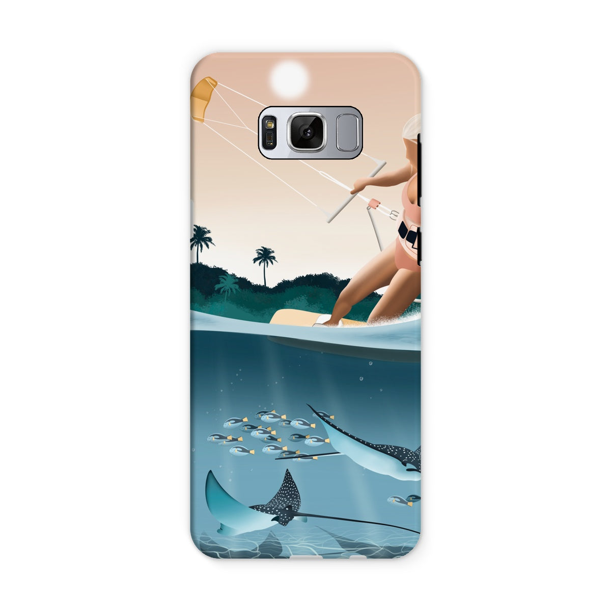 Coque de téléphone renforcée Kitesurf