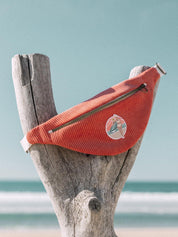 Banane en velours côtelé corail / After sech Light - Les Rideuses