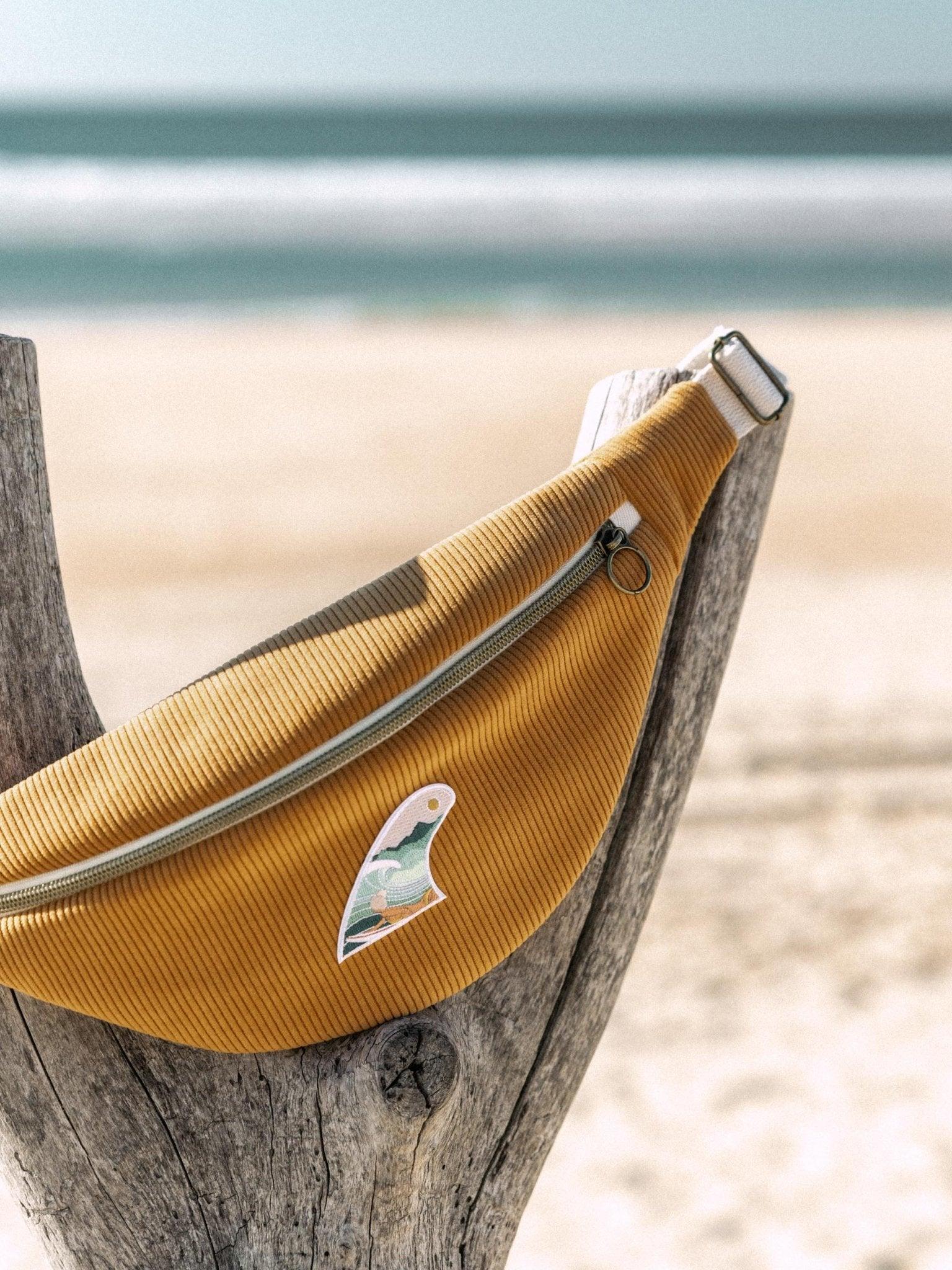 Banane en velours côtelé moutarde / Empty barrel - Les Rideuses