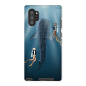 Buceo con amigos funda de móvil reforzada