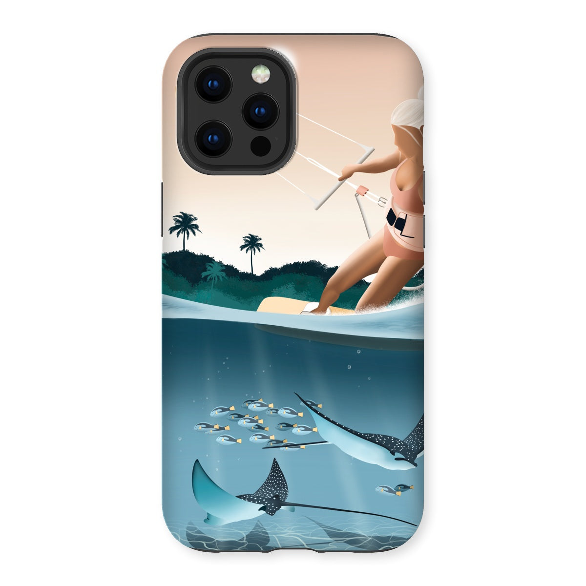 Coque de téléphone renforcée Kitesurf