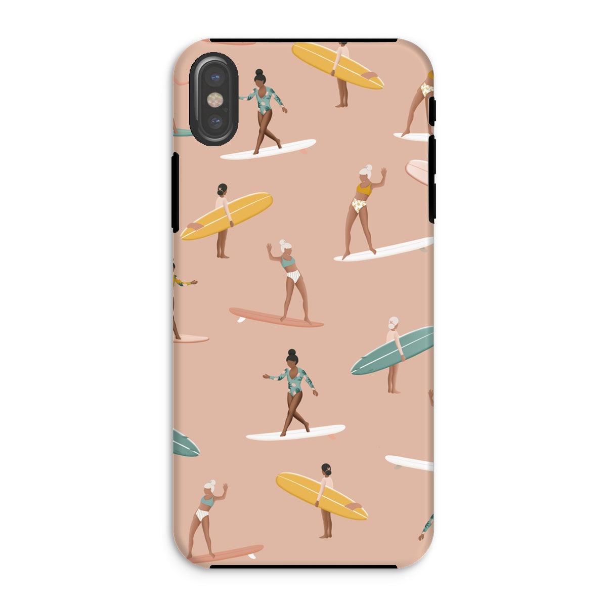 Surf pattern  Tough Phone Case