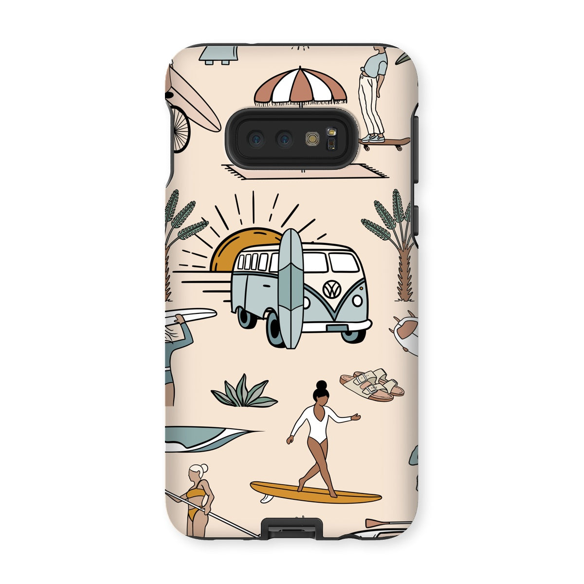 Tiny beach reinforced phone case