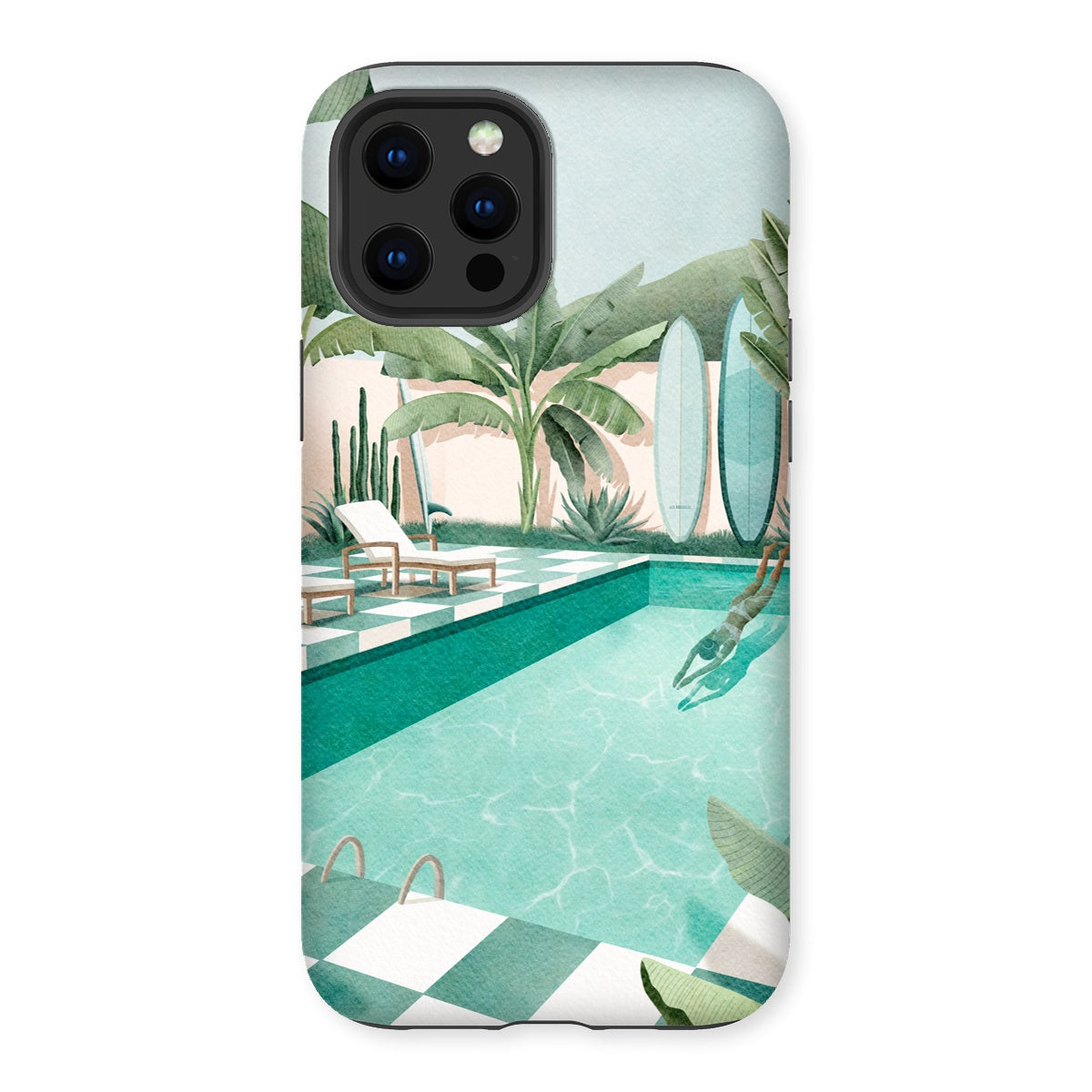 Coque de téléphone renforcée Tropical vibes