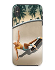 Coque de téléphone renforcée Skateboarding in Venice beach