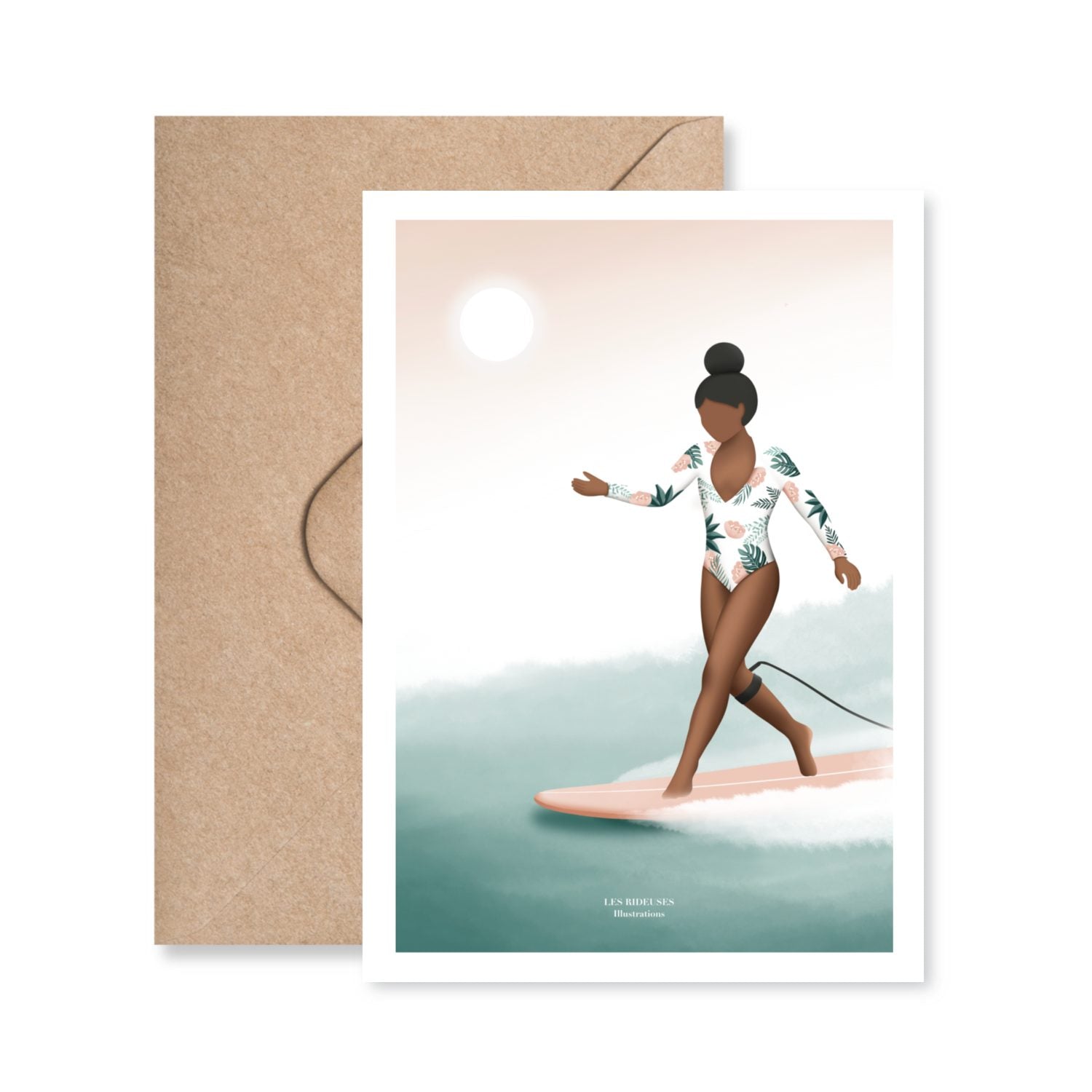 Carte postale Longboard dancing - Les Rideuses