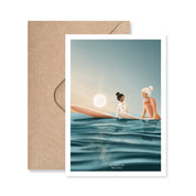 Carte postale Morning surf session - Les Rideuses