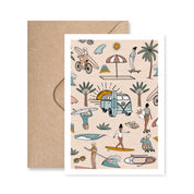 Carte postale Tiny beach - Les Rideuses