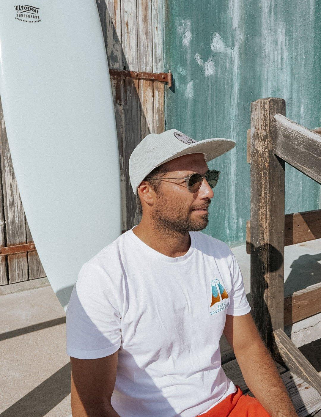 Casquette en velours côtelé Surfers’ heaven - Les Rideuses