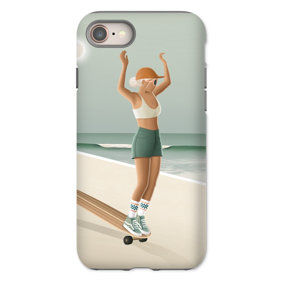 Hang ten reinforced phone case