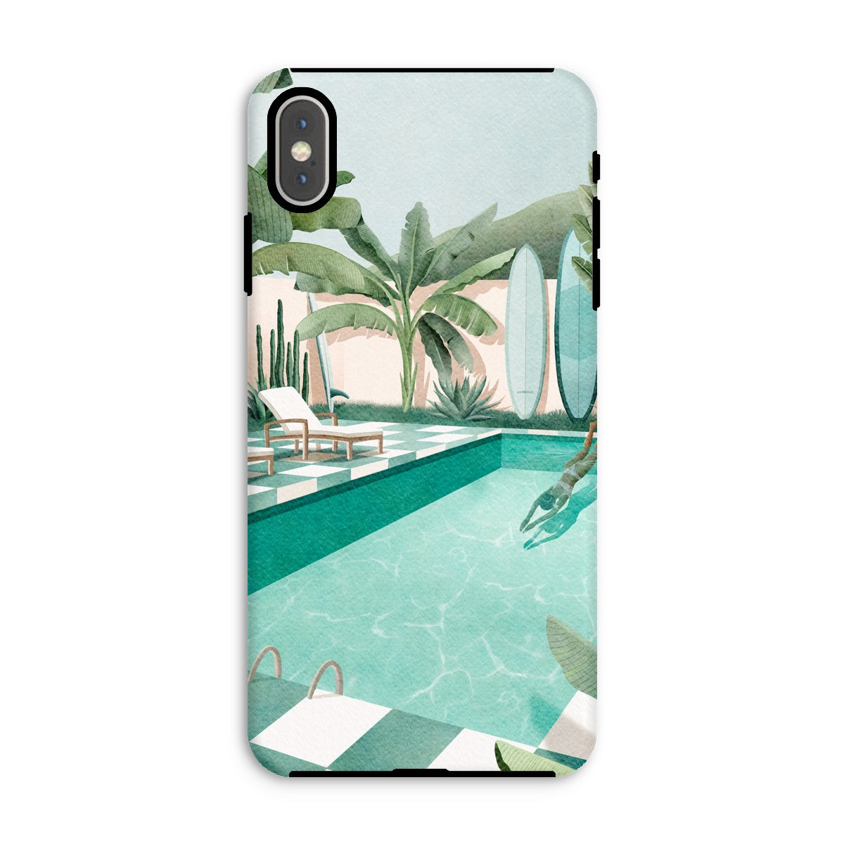 Coque de téléphone renforcée Tropical vibes