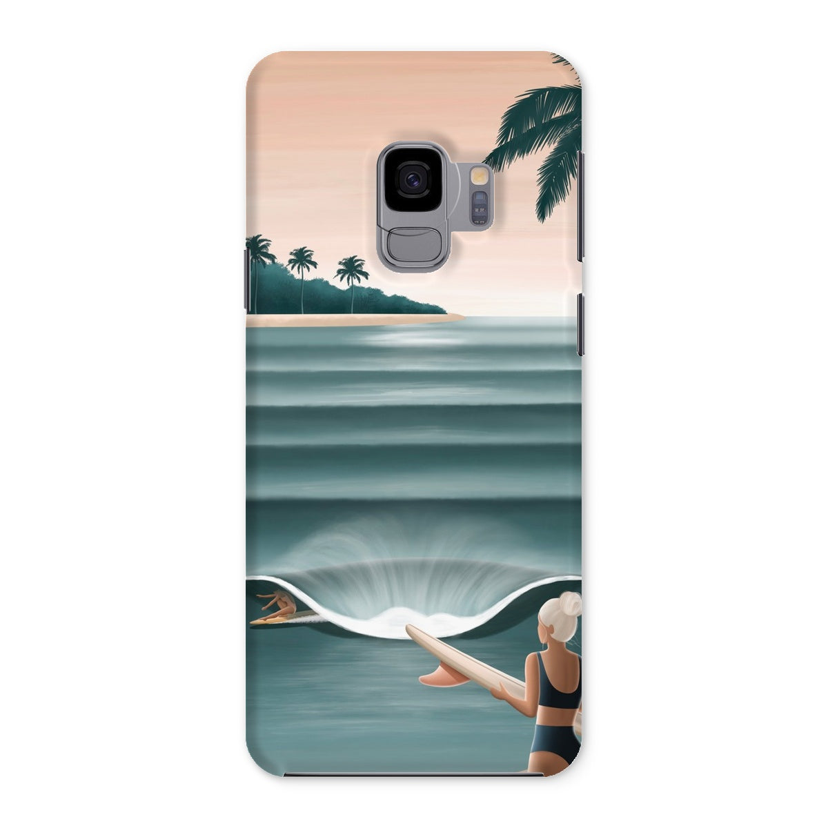 Dreamy lines slim phone case