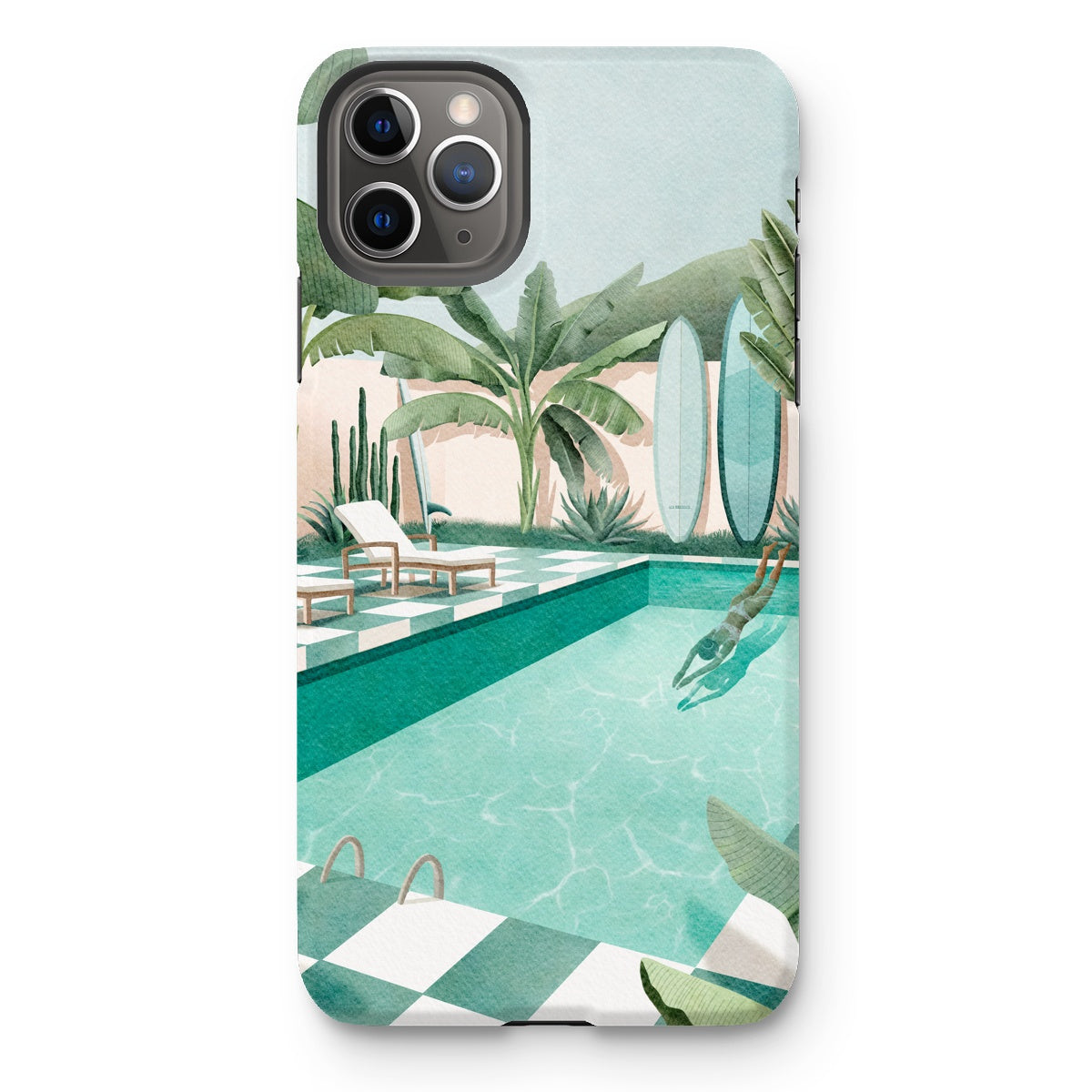 Coque de téléphone renforcée Tropical vibes