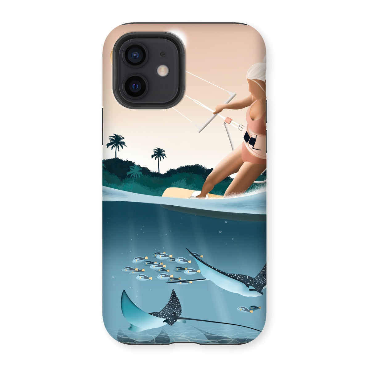 Coque de téléphone renforcée Kitesurf