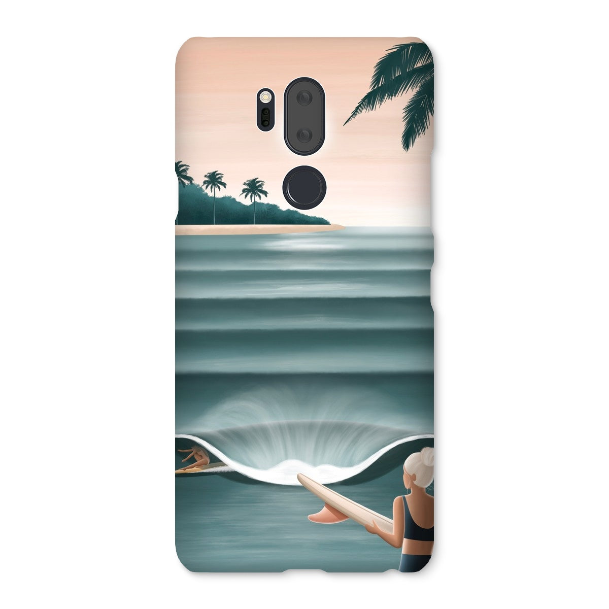 Dreamy lines slim phone case