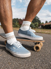 Chaussettes Mini checker beige - Les Rideuses