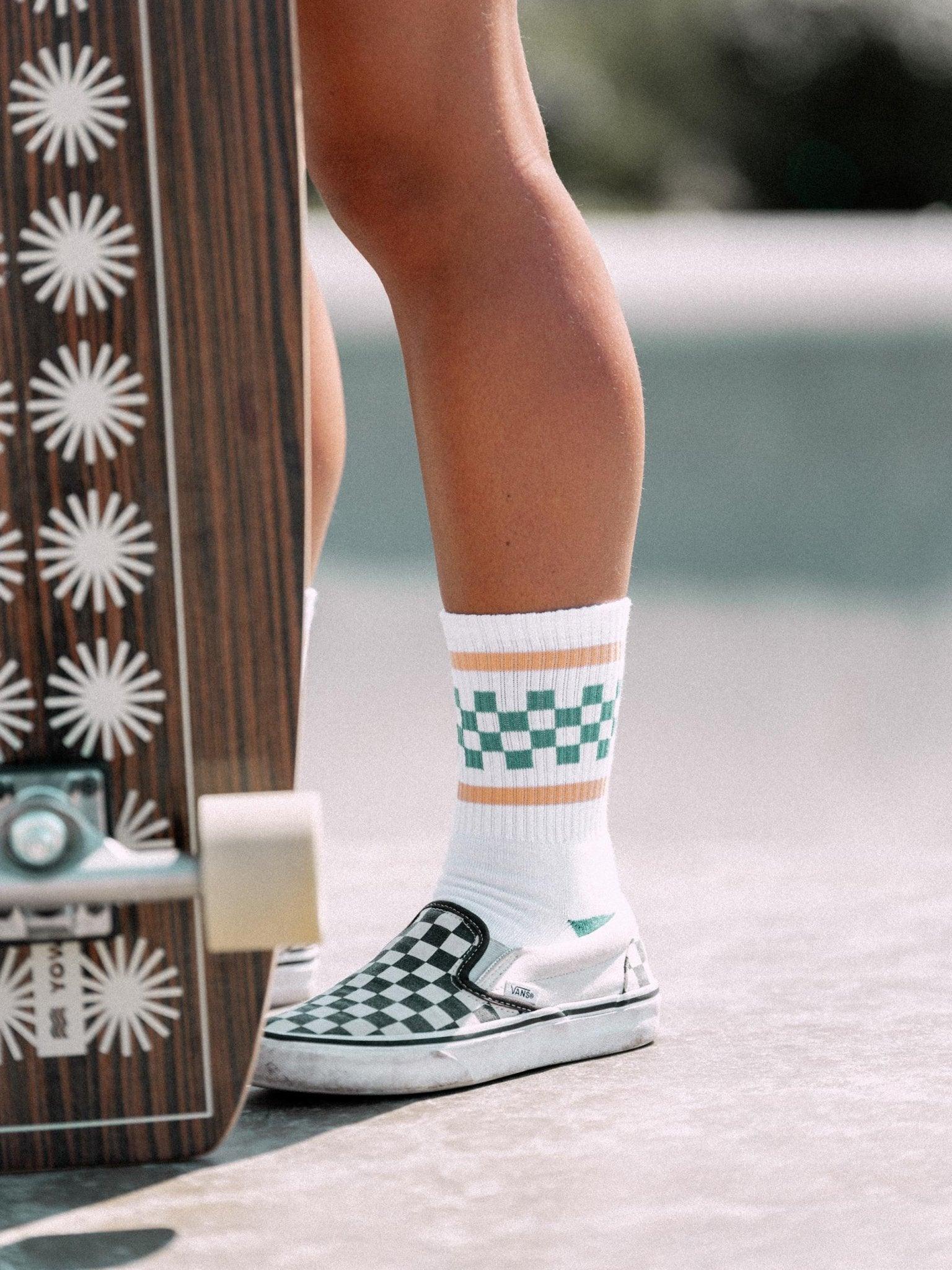 Chaussettes Vintage Checker - Les Rideuses