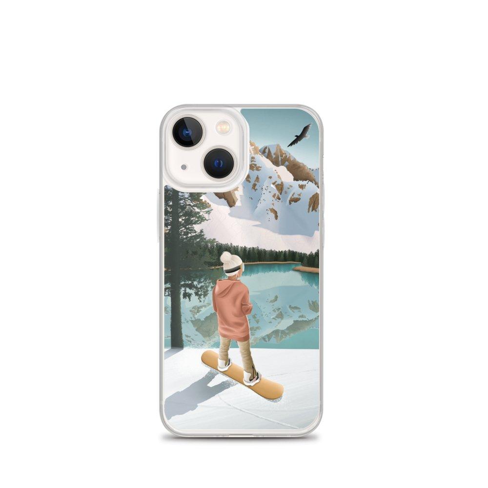 Coque iPhone Between lake & mountains - Les Rideuses