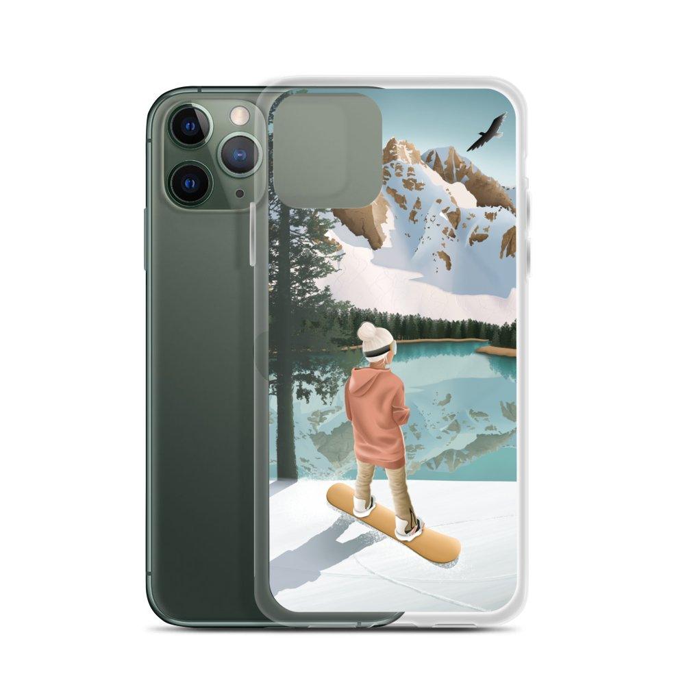Coque iPhone Between lake & mountains - Les Rideuses