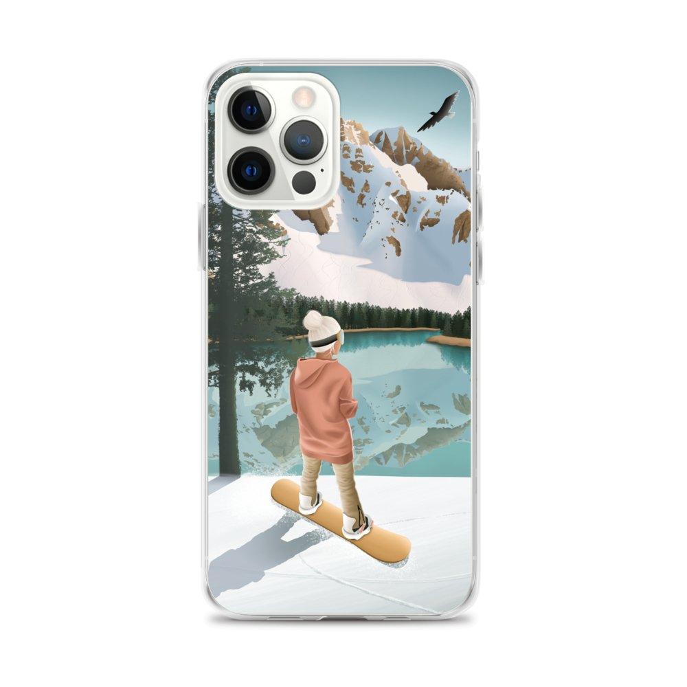 Coque iPhone Between lake & mountains - Les Rideuses