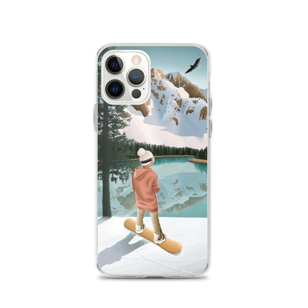 Coque iPhone Between lake & mountains - Les Rideuses