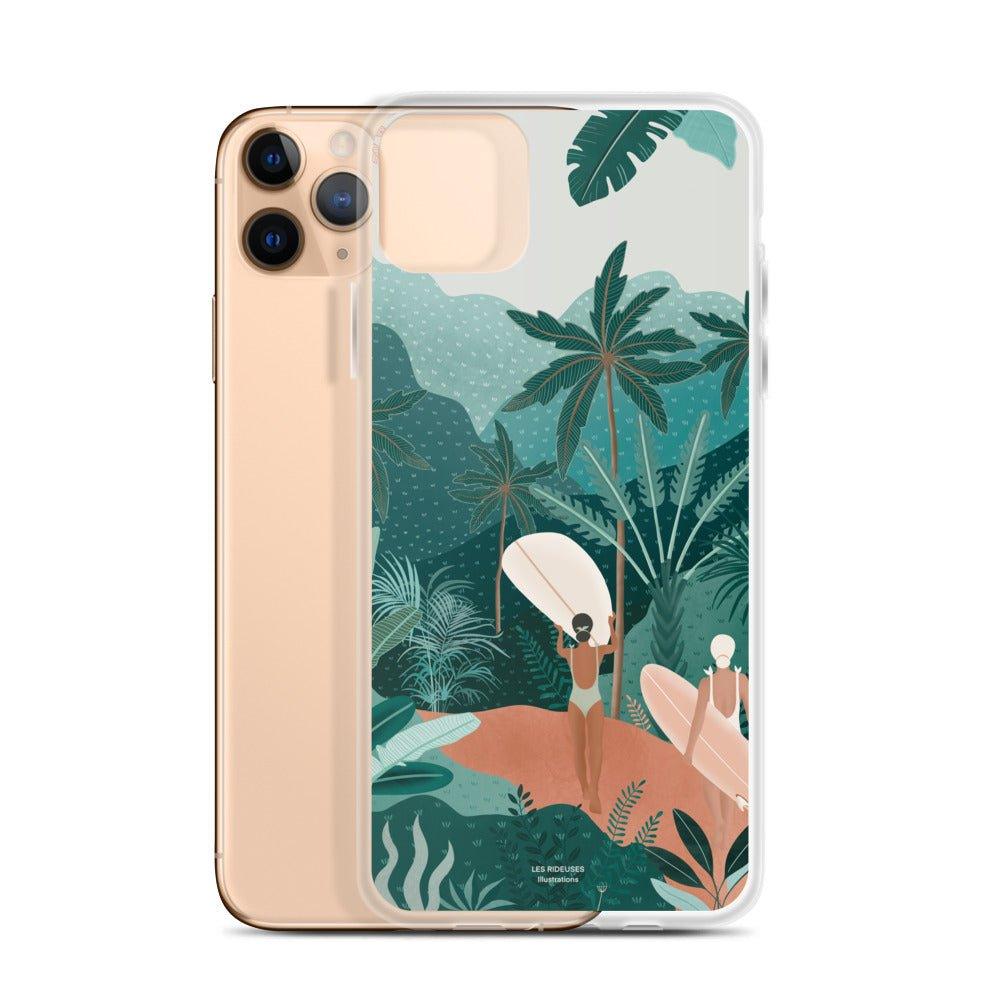 Coque Iphone "Jungle vibes" - Les Rideuses