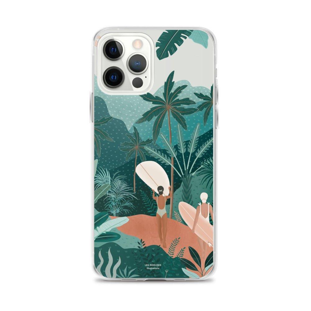 Coque Iphone "Jungle vibes" - Les Rideuses