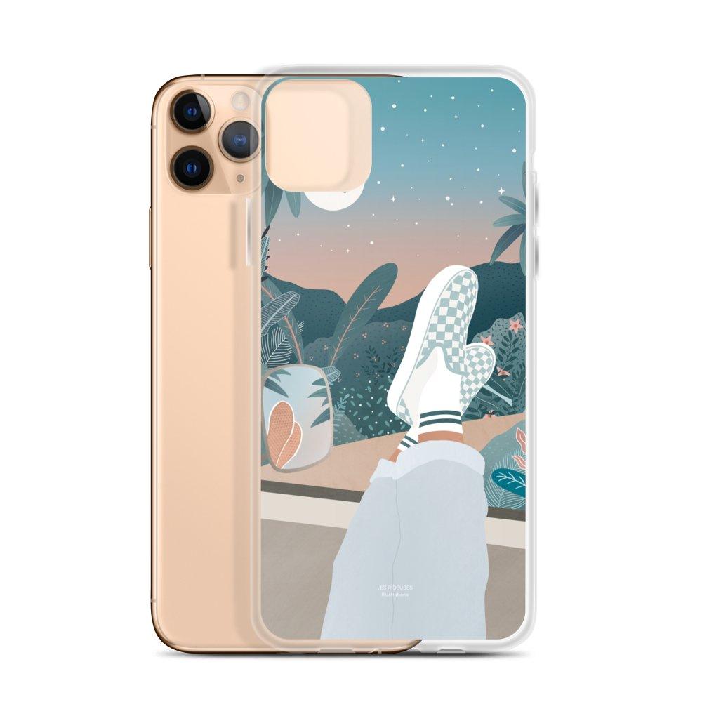 Coque iPhone "Ride back home" - Les Rideuses