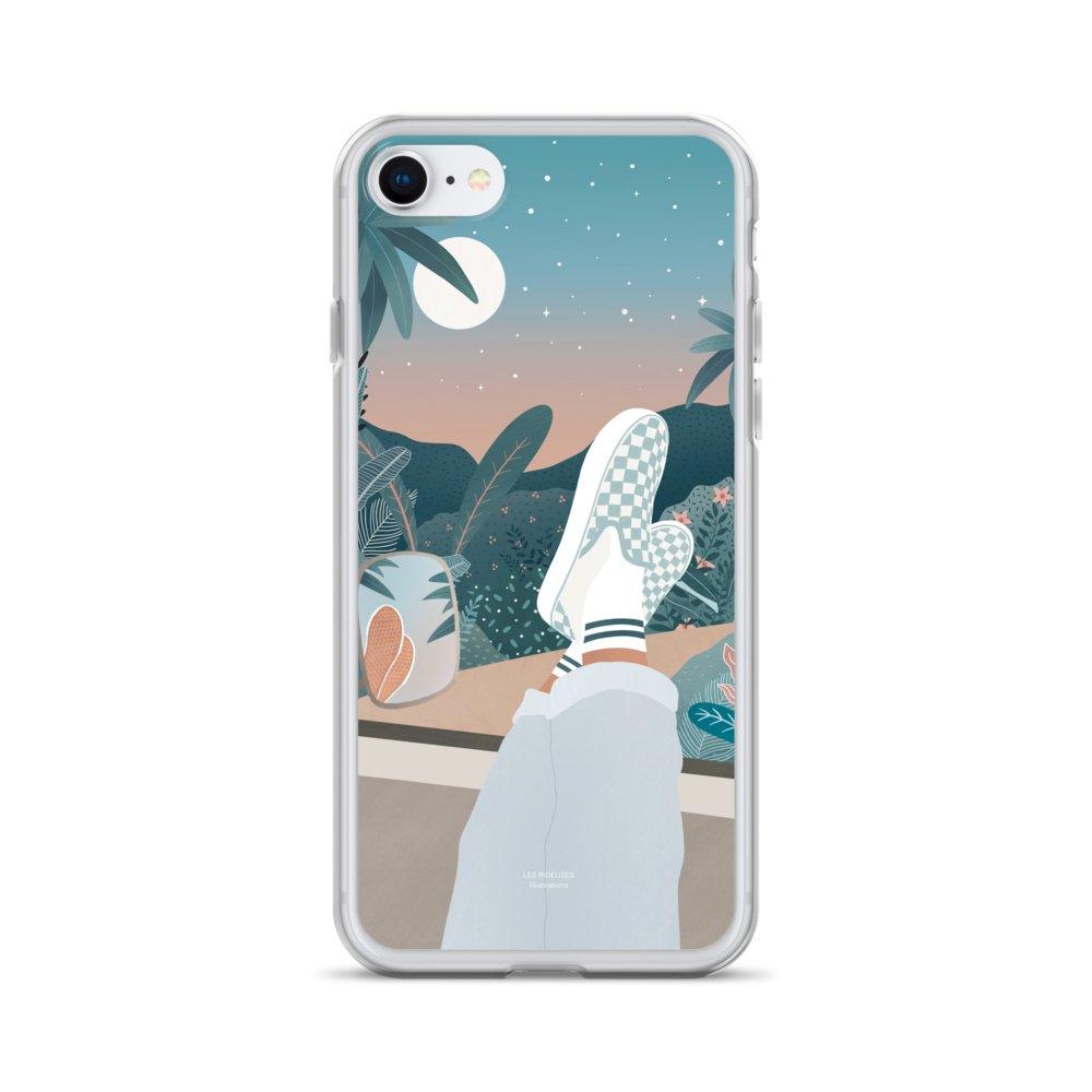 Coque iPhone "Ride back home" - Les Rideuses