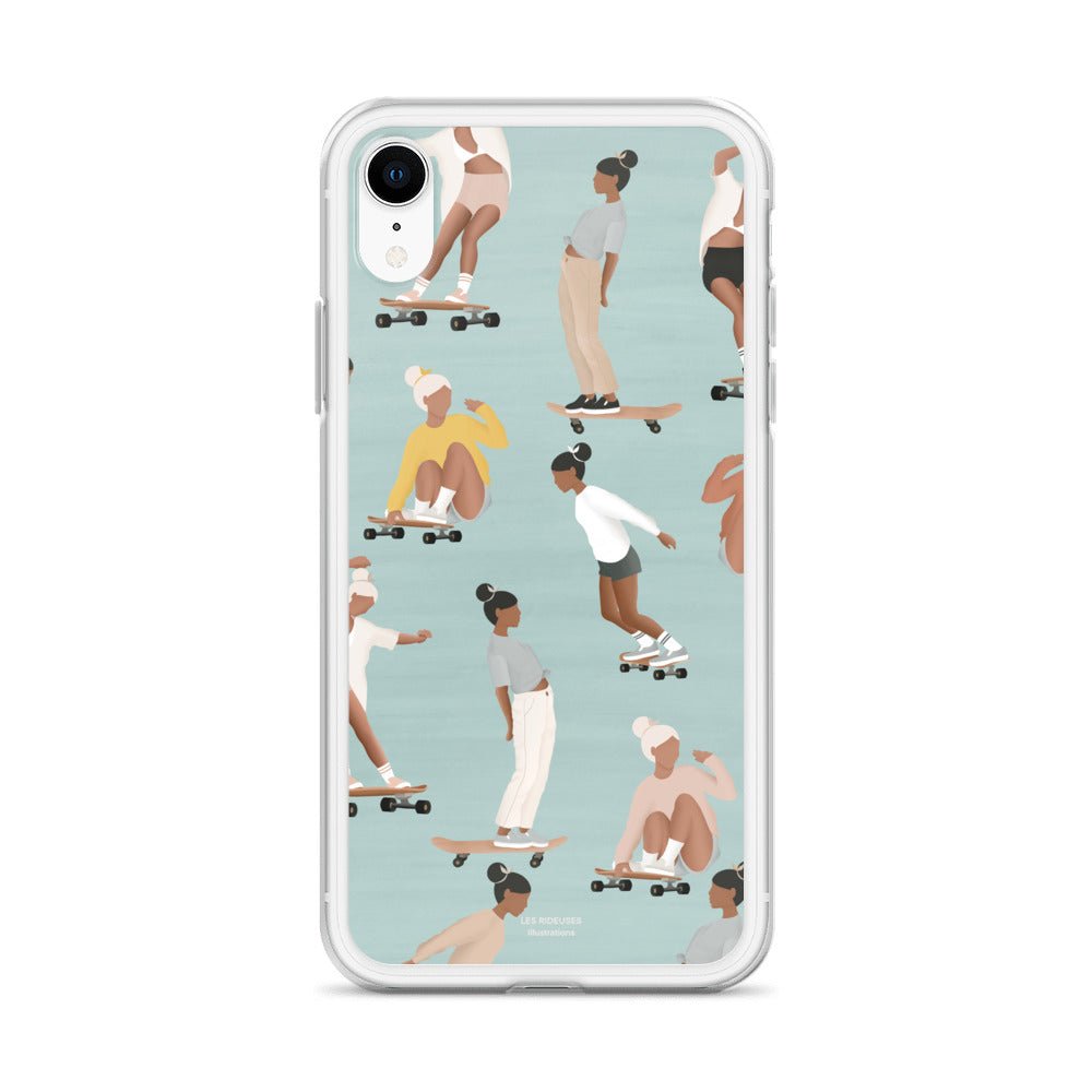 Coque Iphone "Skateboard pattern" - Les Rideuses