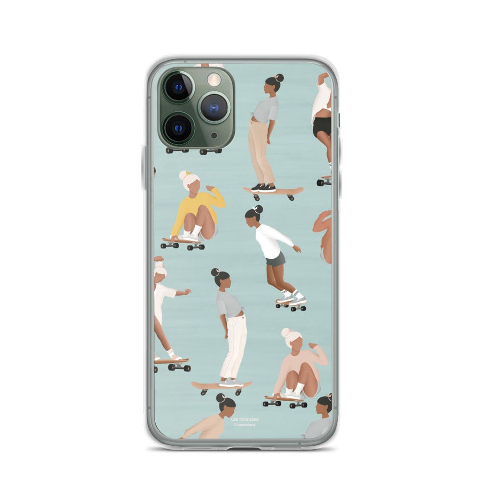 Coque Iphone "Skateboard pattern" - Les Rideuses