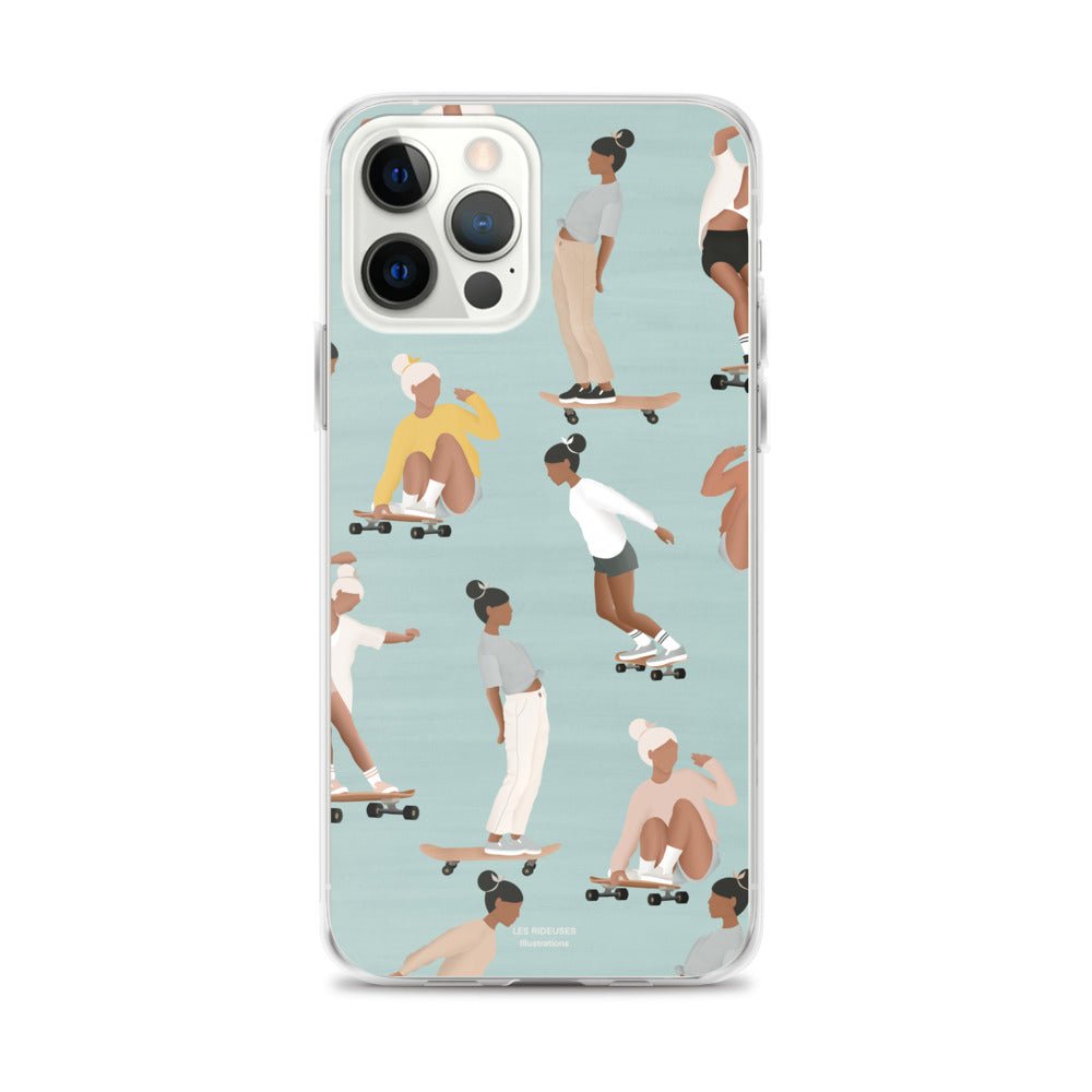 Coque Iphone "Skateboard pattern" - Les Rideuses