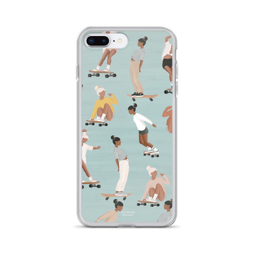 Coque Iphone "Skateboard pattern" - Les Rideuses