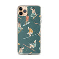 Load image into Gallery viewer, Coque iphone Ski & snowboard pattern - Les Rideuses
