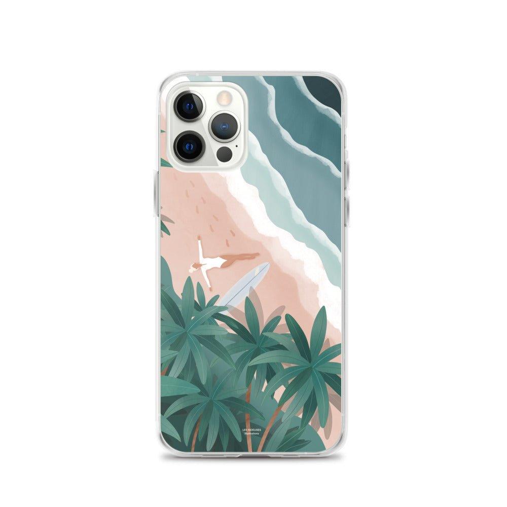 Coque iPhone souple "Chill on the beach" - Les Rideuses
