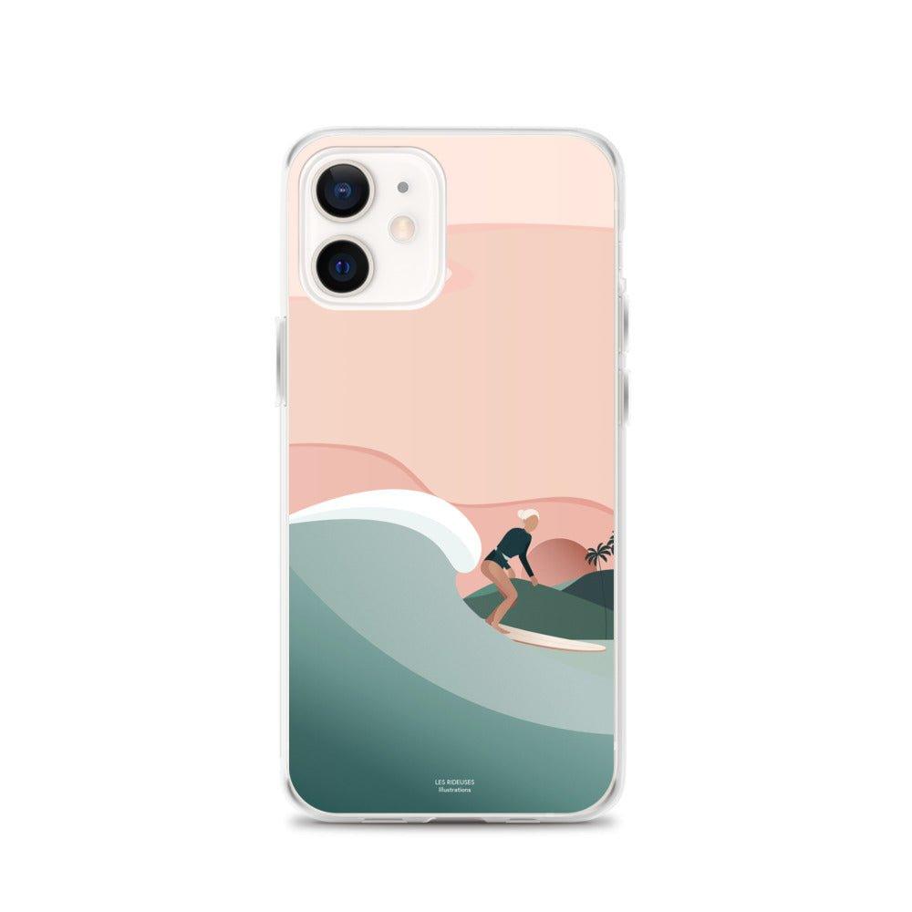Coque Iphone "Surf and Sunset" - Les Rideuses