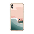 Load image into Gallery viewer, Coque Iphone "Surf and Sunset" - Les Rideuses
