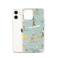 Charger l'image dans la visionneuse de la galerie, Coque iPhone "Surf pattern vert" - Les Rideuses
