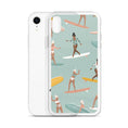 Cargar la imagen en la vista de la galería, Coque iPhone "Surf pattern vert" - Les Rideuses
