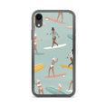Load image into Gallery viewer, Coque iPhone "Surf pattern vert" - Les Rideuses
