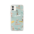 Charger l'image dans la visionneuse de la galerie, Coque iPhone "Surf pattern vert" - Les Rideuses

