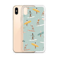 Charger l'image dans la visionneuse de la galerie, Coque Iphone Surf pattern vert - Les Rideuses

