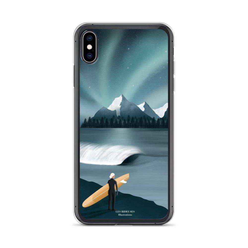 Coque pour iPhone Under the northern lights - Les Rideuses