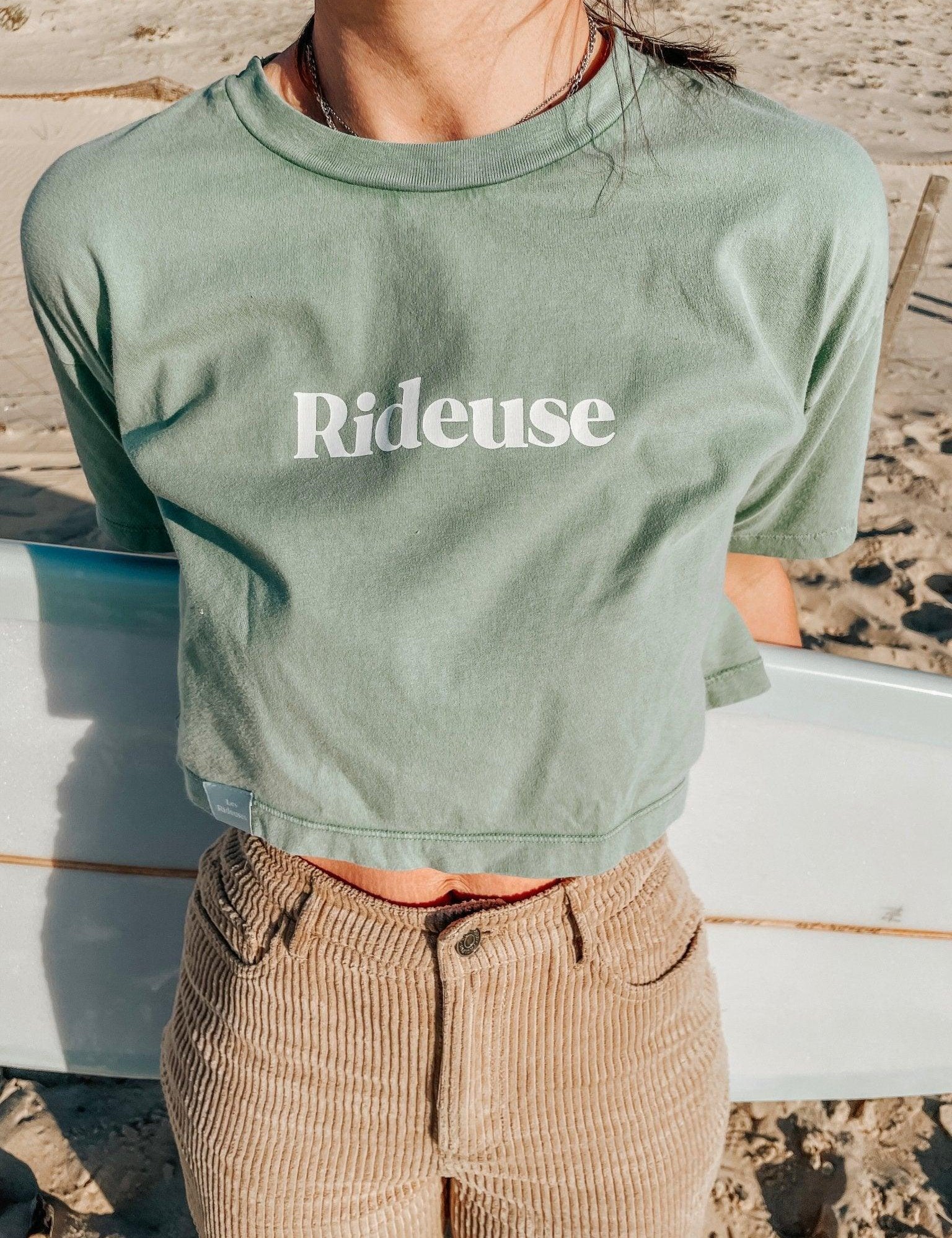 Crop top Rideuse vert - Les Rideuses